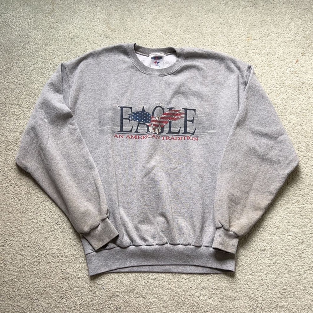 Vintage Grey Eagle Crewneck